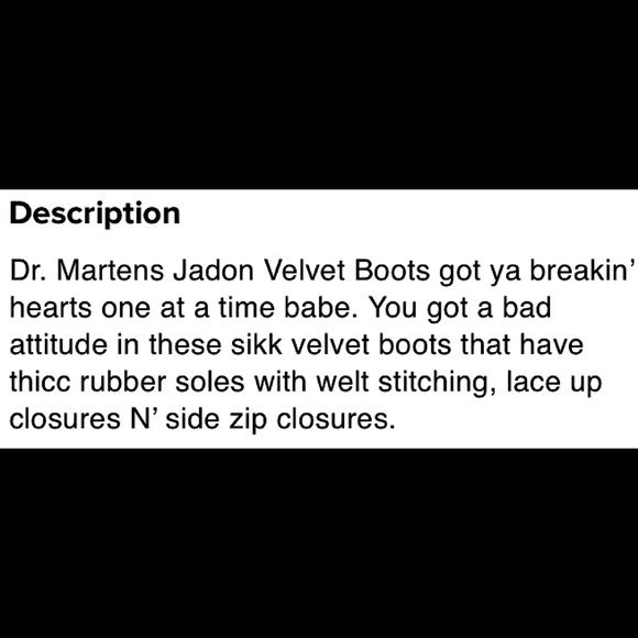 Dr. Martens Jadon Velvet Platform Boot *RARE* NWOB - Picture 14 of 16